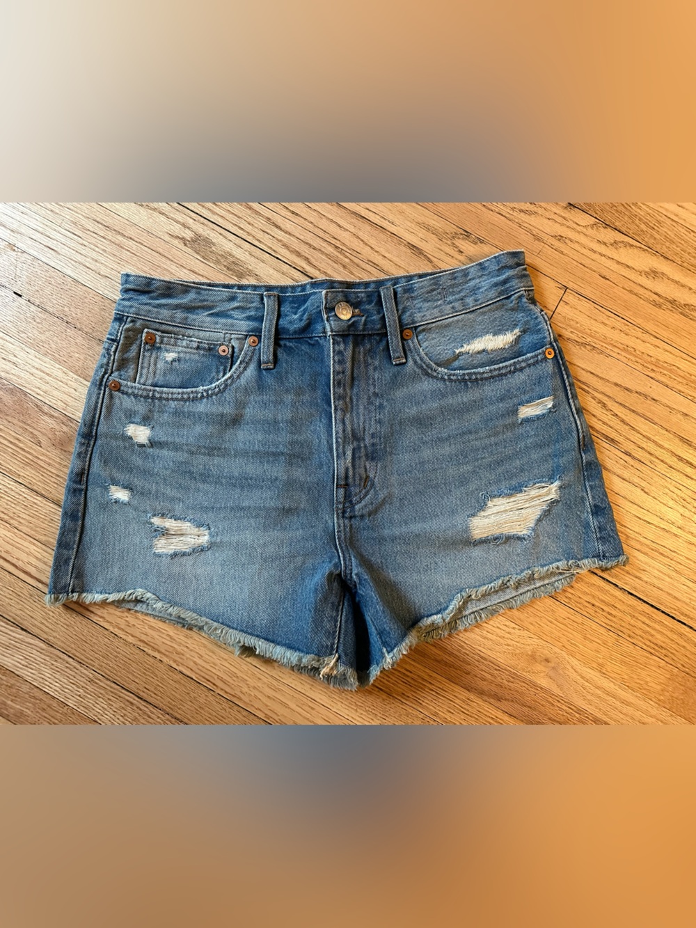 Madewell Relaxed Denim Shorts - Size 26